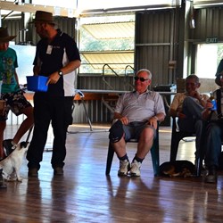 afternoon raffles held in the woolshed...lots of fun for everyone, a chance to win a prize while donating funds to the local Louth RFDS clinic