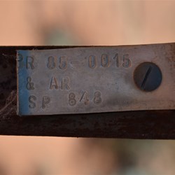 Old survey dropper on the Camalco Track