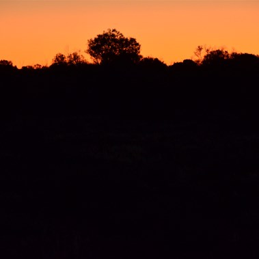 Sunset at the 300 Mile Marker