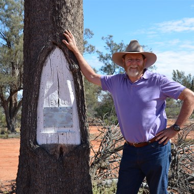 Me by Len's Blaze tree