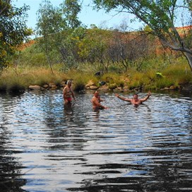 Cooling off in theYandagooge Creek