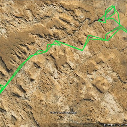 Yandagooge Expedition - The route