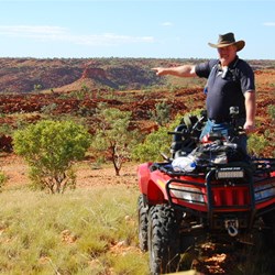 Darlsen in the distance