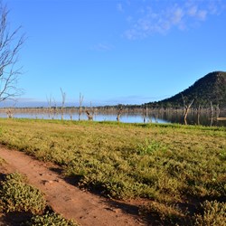 the 'road' along the campsites