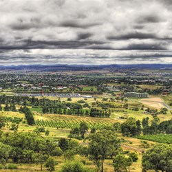 HDR Bathurst From Bricks Skyline