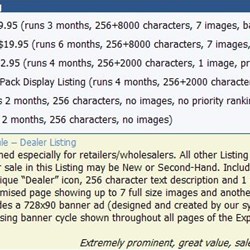 Trader Dealer Listing