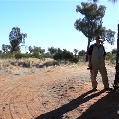 At the Beadell Marker - Gary Junction Road