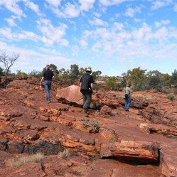 Walking back across the range (north of Glen Edith heading south towards it)