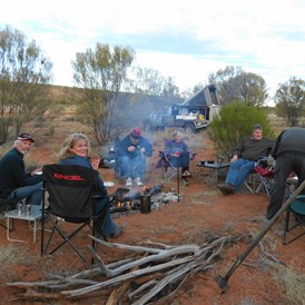 Breakfast at Gardiner Range Camp