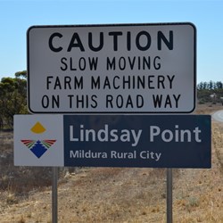 Crossing into Victoria