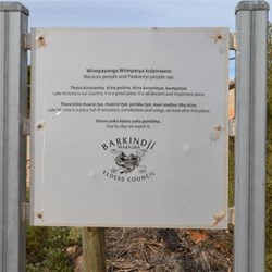 Rufus River Information Bay