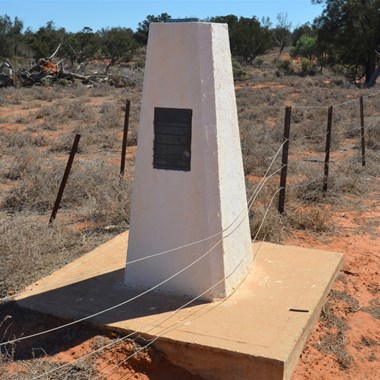 The unique South Australian/New South Wales Border Marker