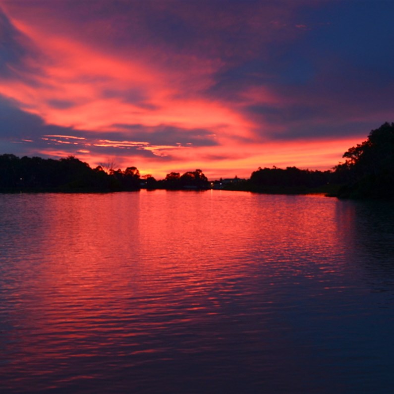 The end to a perfect day in the Riverland