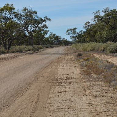 Changing road conditions on the Old Mail Road