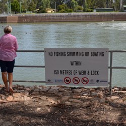 Looking across to Lock 8
