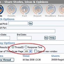 Forum Display Options