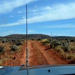 road on drive to Lake Gairdner