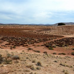 landscape at the wombat holes