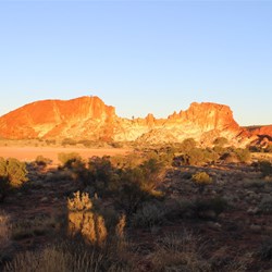 Sunset at Rainbow Valley