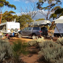 camp at 10 Mile rocks