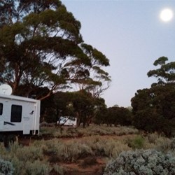 full moon at 10 Mile rocks