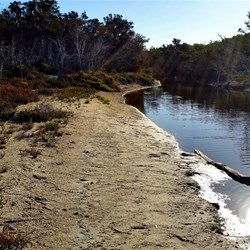creek which flows into the inlet