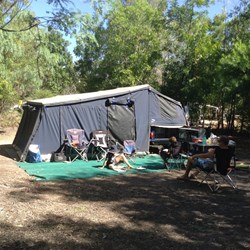 Camp Spot at Bitter Springs