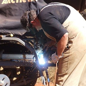 Bush welding on the SBJT