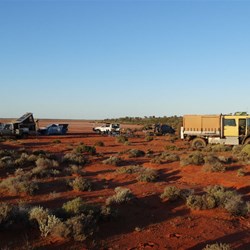 Camped beside Lake Harris
