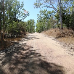 The well-formed (although rough in places) Burke Developmental Road