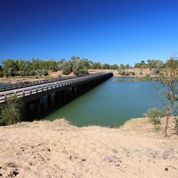 The bridge across Gilbert River