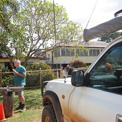 Lunch was sandwiches from Cooktown and a Red Bull