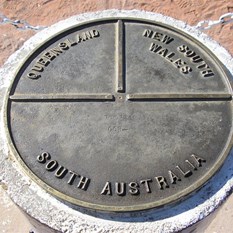Camerons Corner - SA, NSW and QLD.