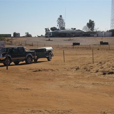 The store/pub at Camerons Corner