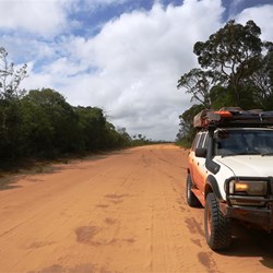 A sandy section through Heathlands Reserve