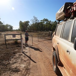 Ali performing gate duties on Dixie Road