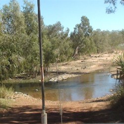 Approaching the Robinson River Crossing