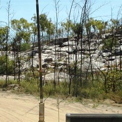 On the track to Nannie's Retreat