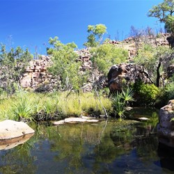The pool at Nannie's Retreat