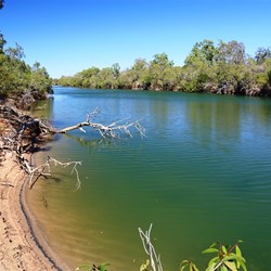 Our first view of Wuraliwuntya Creek