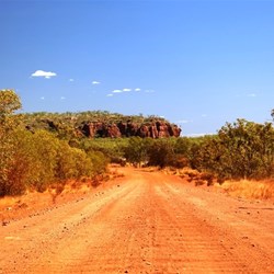 A typical NT vista - beautiful scenery and corrugations. Did we mention the corrugations?