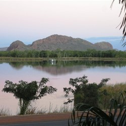 The view from the balcony of our Kununurra apartment