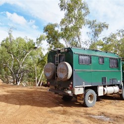 Boulia - camped on the Burke River