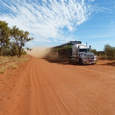 Road Train on the Plenty Highway