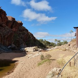 Our secret campsite north of Alice