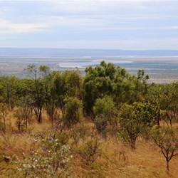 Pentecost River from Pentecost Range