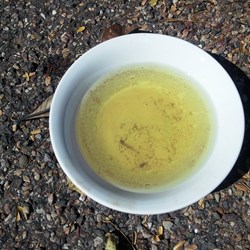 Potentially deadly for a diesel: water and red dirt from the 80's water trap