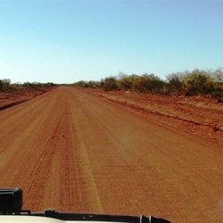 The road into Eighty Mile Beach is well-maintained and only nine kilometres long
