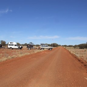 We cross the Gunbarrell Highway