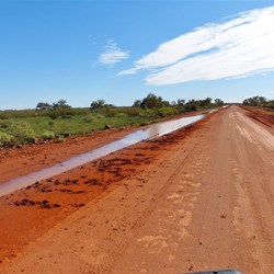 Evidence of recent rain